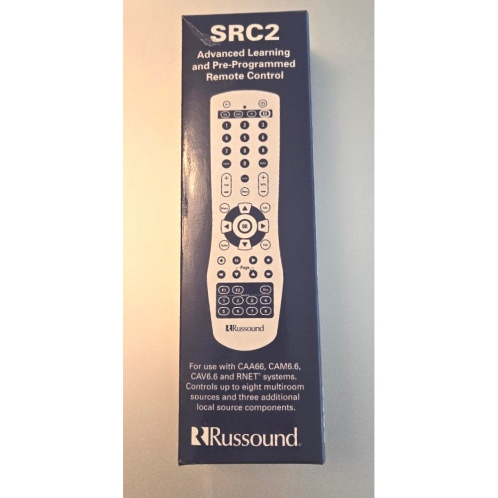 Russound SRC2 Advanced Learning Pre-Programmed Remote Control